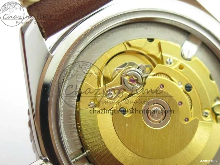 0225 Vintage Seamaster 300 No Date SS B12 Black Dial On Brown Leather Strap A2836 (Free Nylon Strap) Comfortable 7912